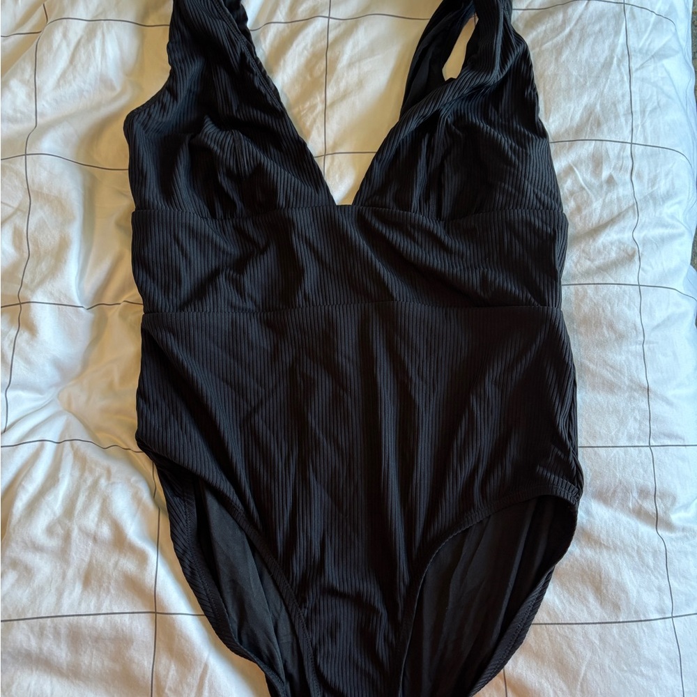Andie Black “Mykonos” ribbed one piece